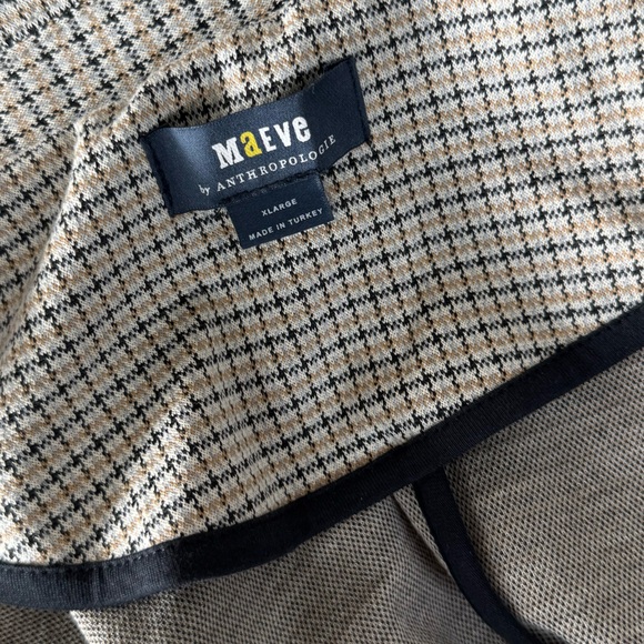 XL Maeve Knit Collegiate Blazer Anthropologie - Picture 5 of 8